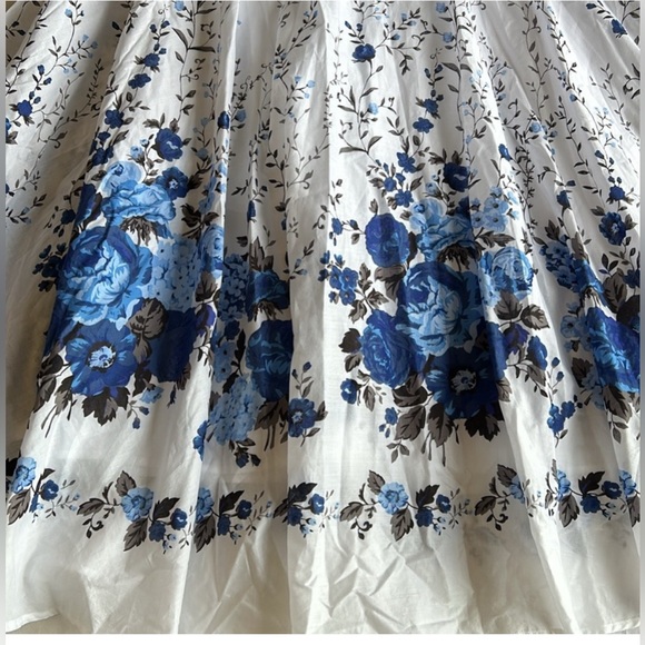 Floral Cottage Fairycore Large Pleated Flowy Skirt - Picture 11 of 16